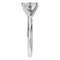 RI-7288 White Gold Ring SET - Side View