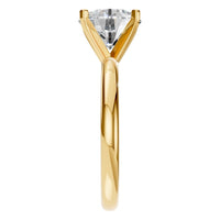 RI-7288 Yellow Gold Ring SET - Side View