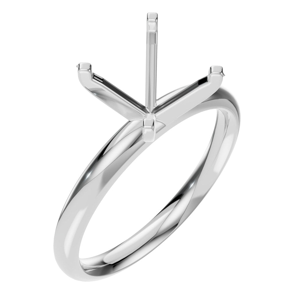 RI-7288 White Gold Ring UNSET - Main View