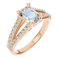 RI-7623 Rose Gold Ring SET - Main View