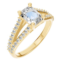RI-7623 Yellow Gold Ring SET - Main View