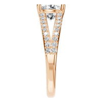 RI-7623 Rose Gold Ring SET - Side View
