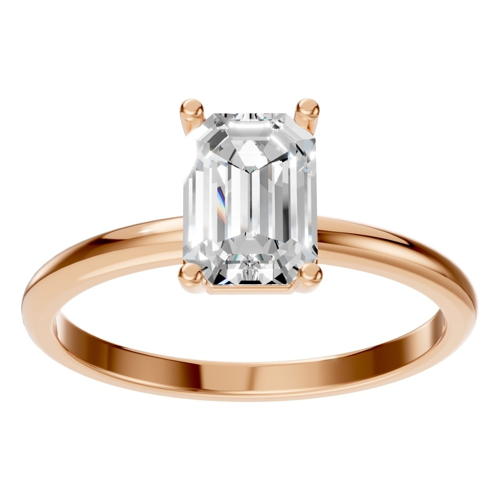 RI-7657 Rose Gold Ring SET - Front View