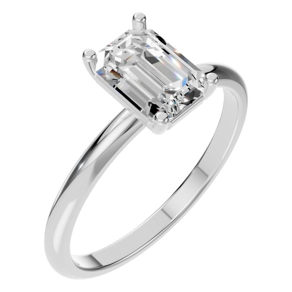 RI-7657 White Gold Ring SET - Main View