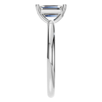 RI-7657 White Gold Ring SET - Side View
