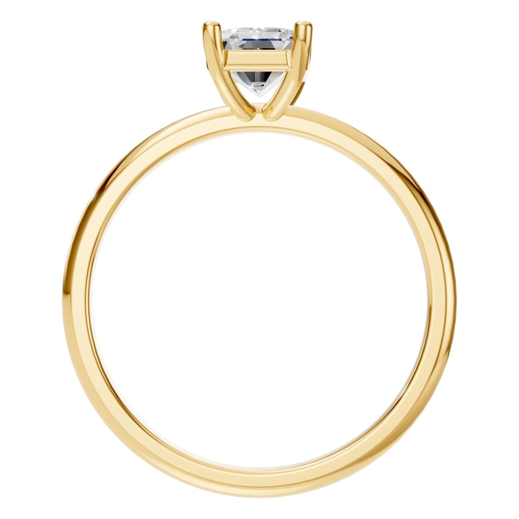 RI-7657 Yellow Gold Ring SET - Top View
