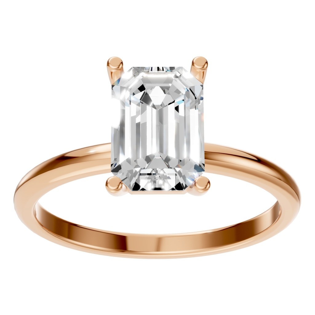 RI-7657 Rose Gold Ring SET - Front View