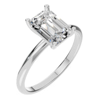 RI-7657 White Gold Ring SET - Main View