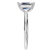 RI-7657 White Gold Ring SET - Side View