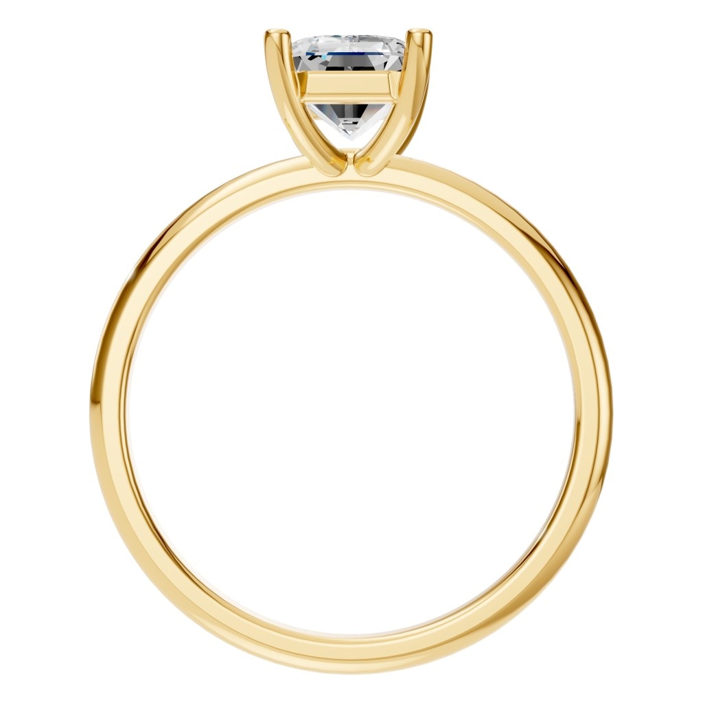 RI-7657 Yellow Gold Ring SET - Top View