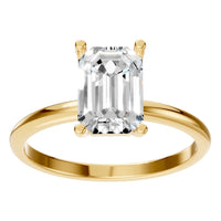 RI-7657 Yellow Gold Ring SET - Front View