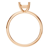 RI-7657 Rose Gold Ring UNSET - Top View