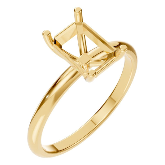 RI-7657 Yellow Gold Ring UNSET - Main View