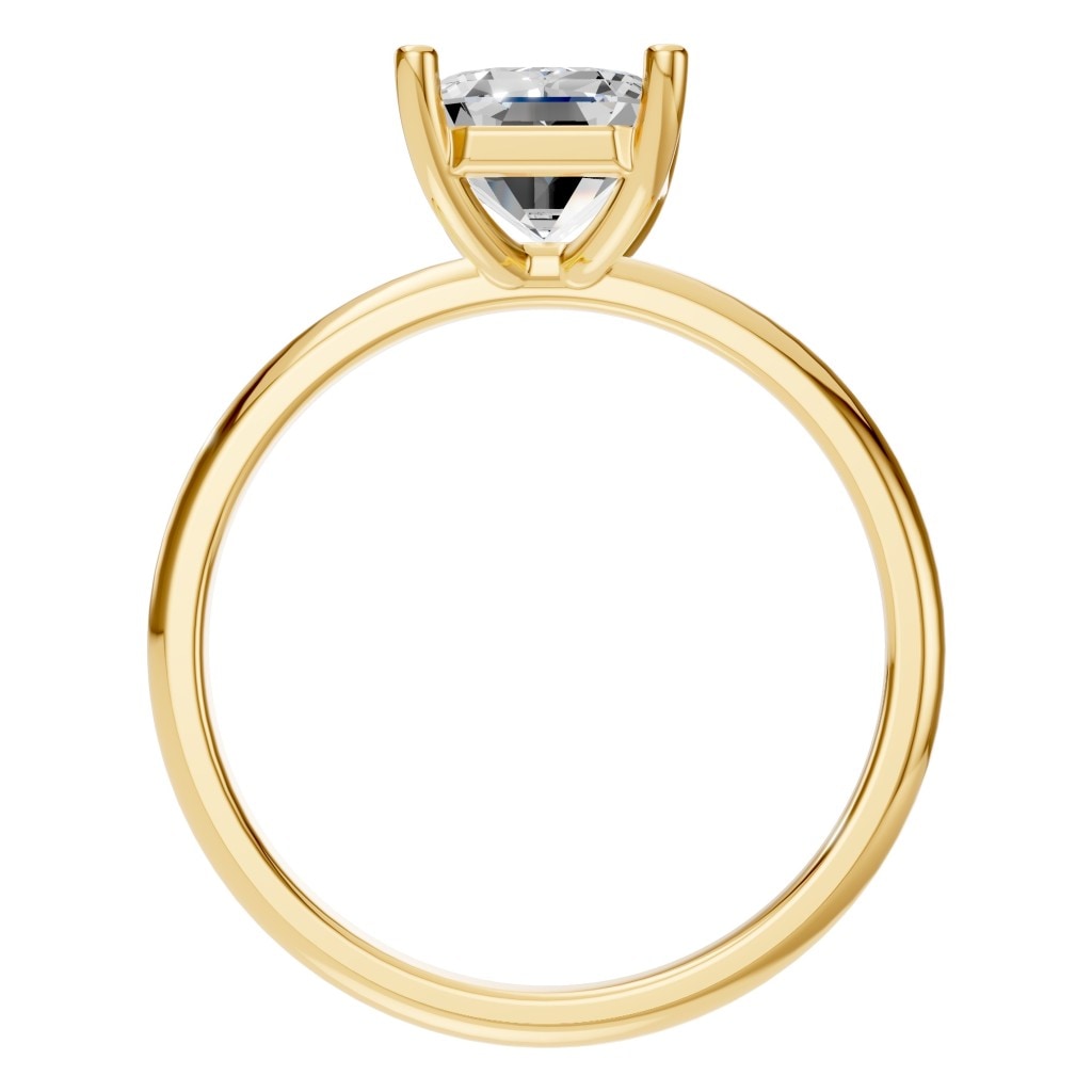 RI-7657 Yellow Gold Ring SET - Top View