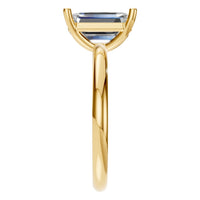 RI-7657 Yellow Gold Ring SET - Side View