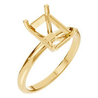 RI-7657 Yellow Gold Ring UNSET - Main View