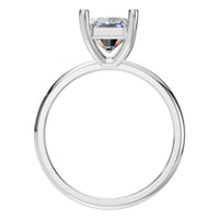 RI-7657 White Gold Ring SET - Top View