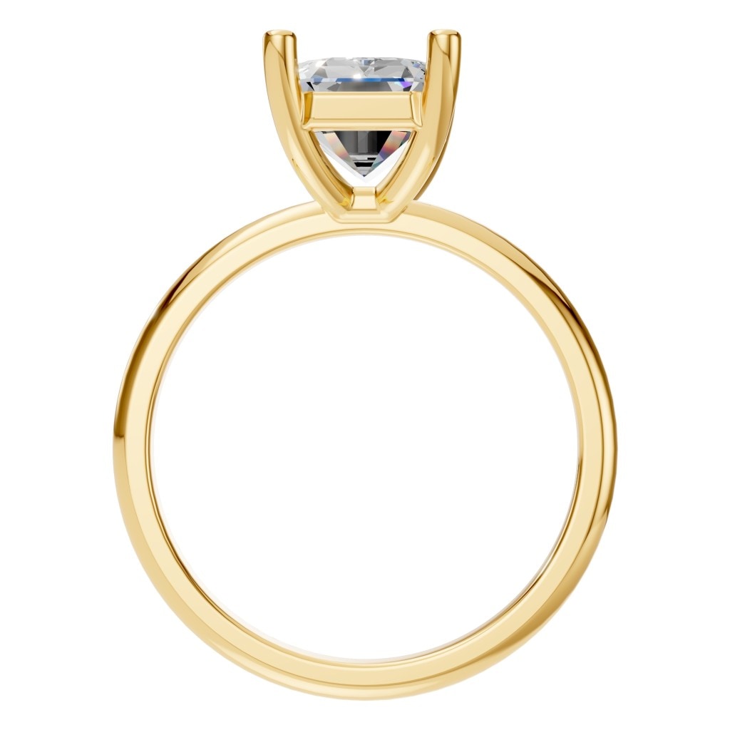 RI-7657 Yellow Gold Ring SET - Top View