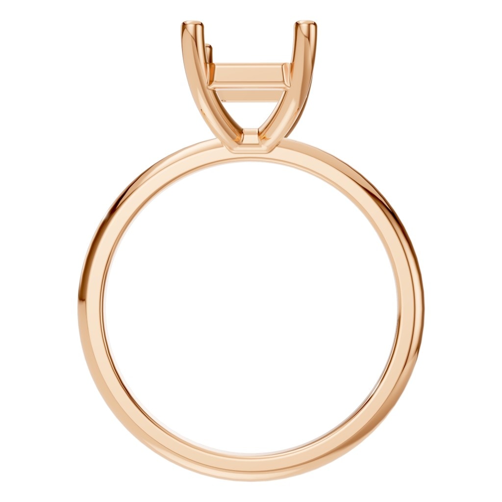 RI-7657 Rose Gold Ring UNSET - Top View