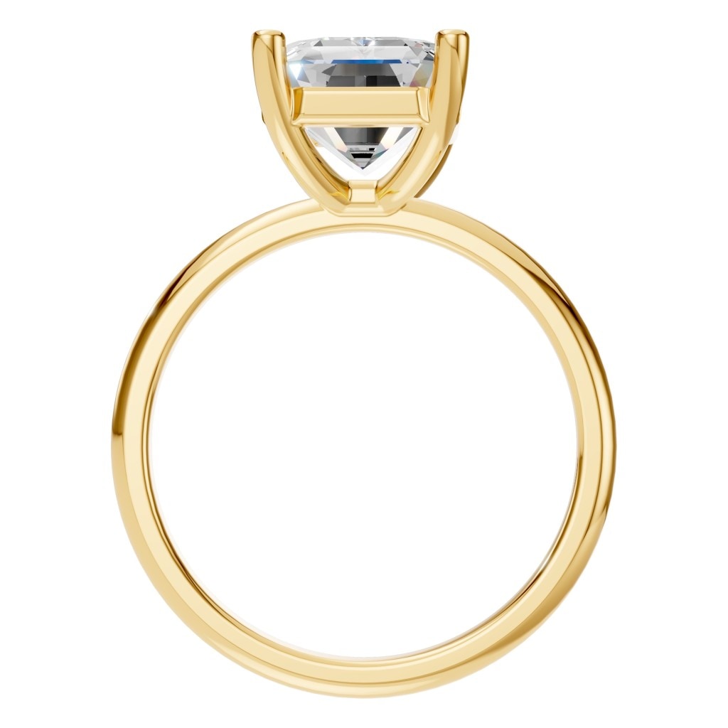 RI-7657 Yellow Gold Ring SET - Top View
