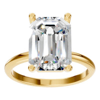 RI-7657 Yellow Gold Ring SET - Front View