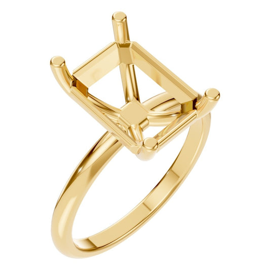 RI-7657 Yellow Gold Ring UNSET - Main View