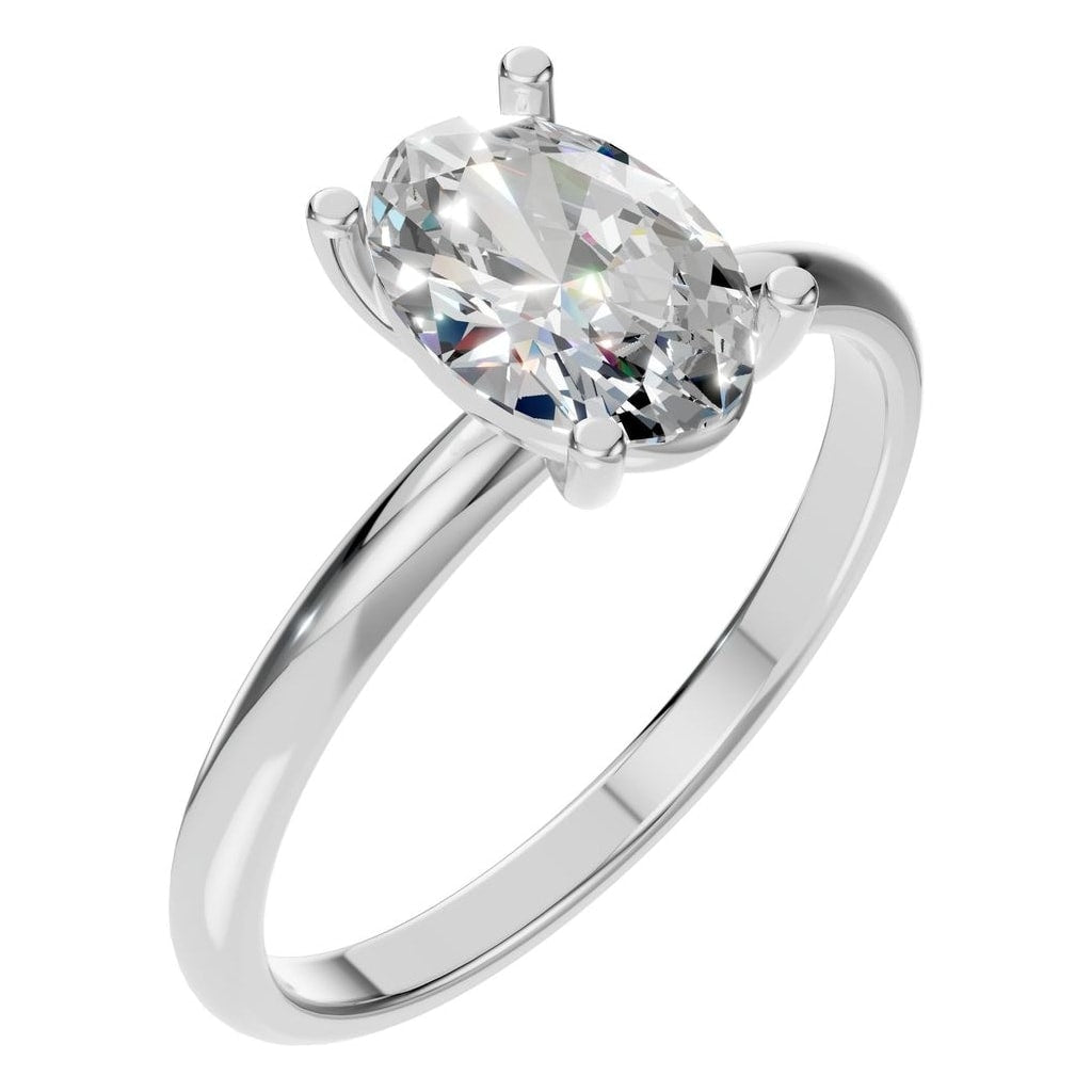 RI-7657 White Gold Ring SET - Main View