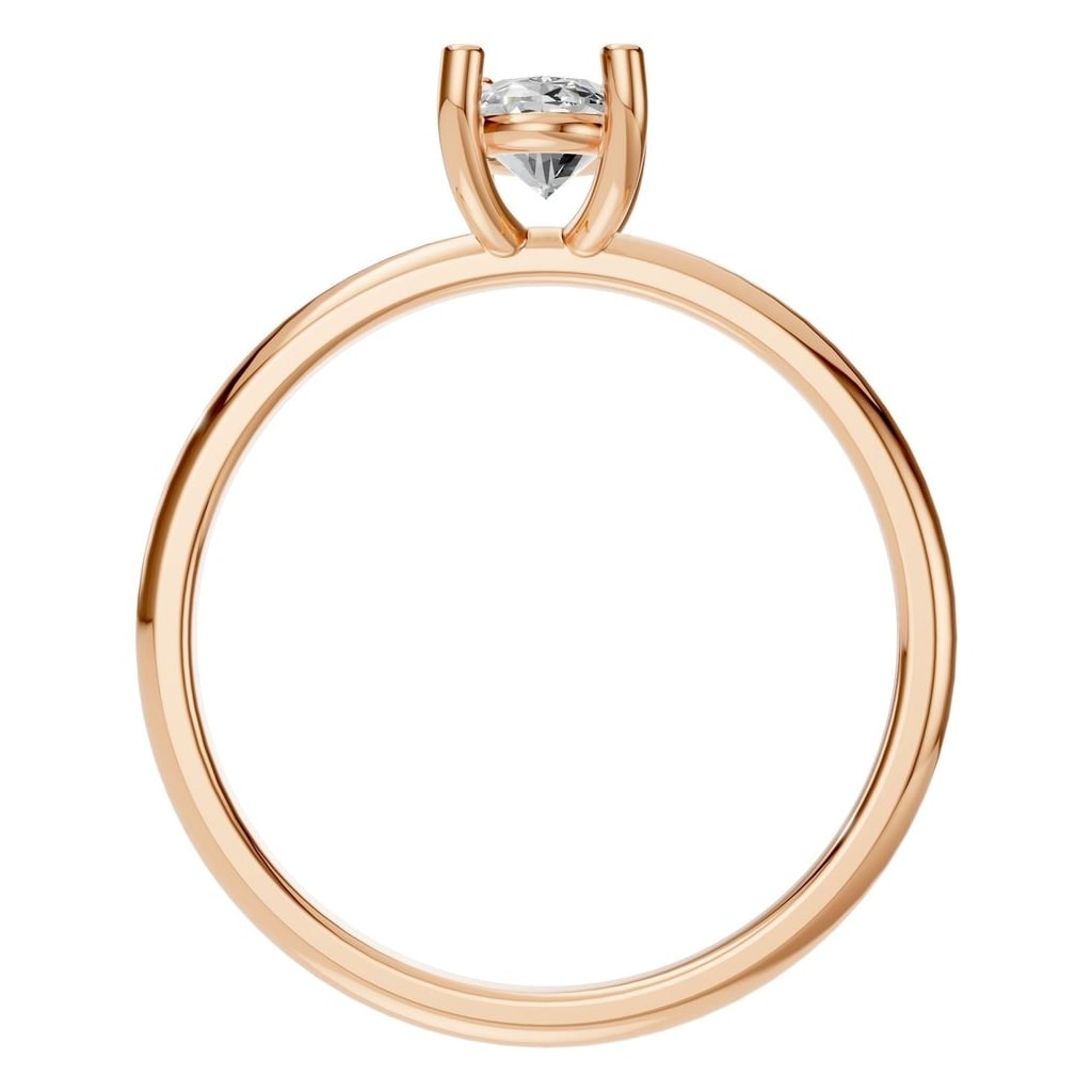 RI-7657 Rose Gold Ring SET - Top View