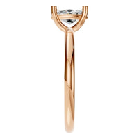 RI-7657 Rose Gold Ring SET - Side View