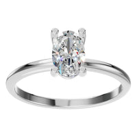 RI-7657 White Gold Ring SET - Front View