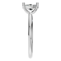 RI-7657 White Gold Ring SET - Side View