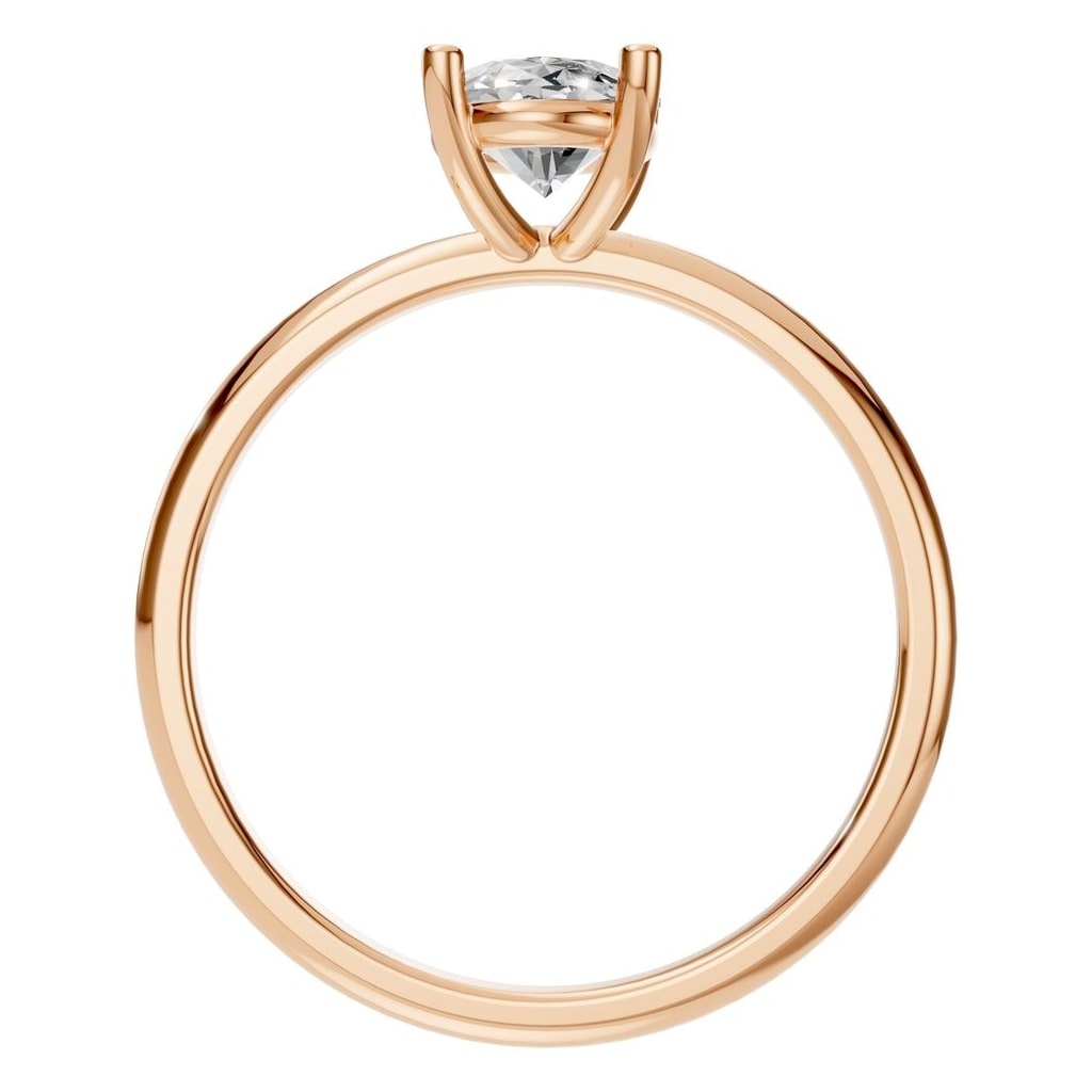 RI-7657 Rose Gold Ring SET - Top View
