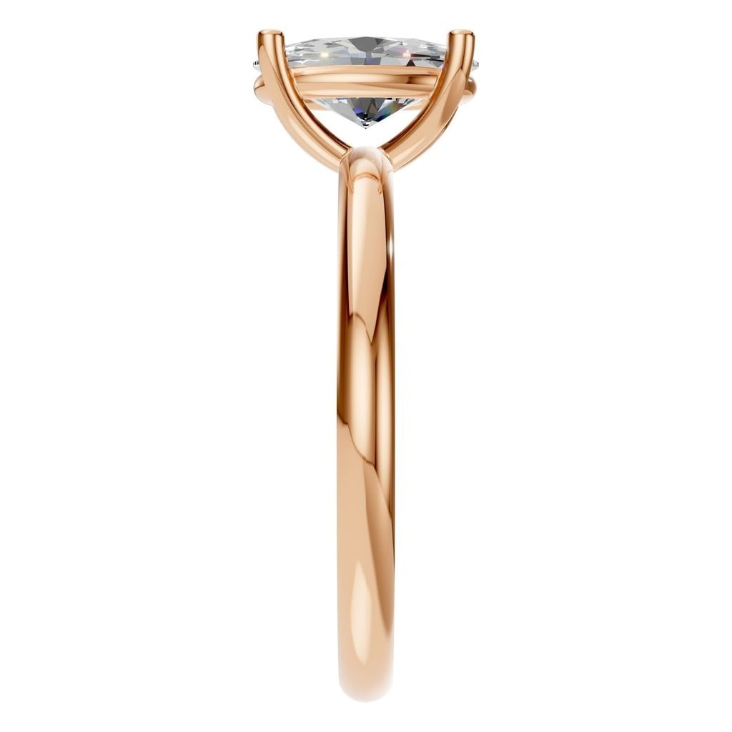 RI-7657 Rose Gold Ring SET - Side View