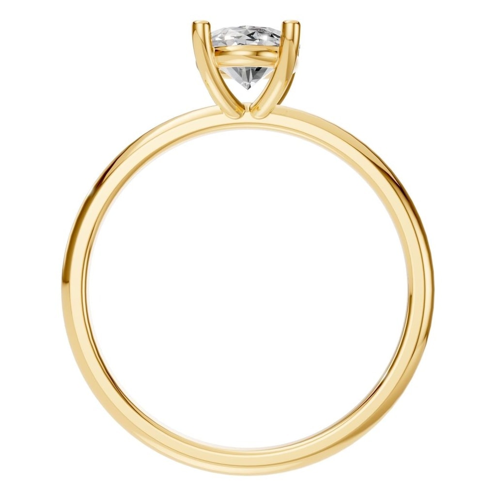 RI-7657 Yellow Gold Ring SET - Top View