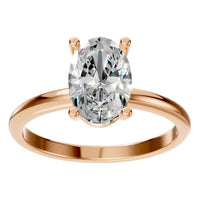 RI-7657 Rose Gold Ring SET - Front View
