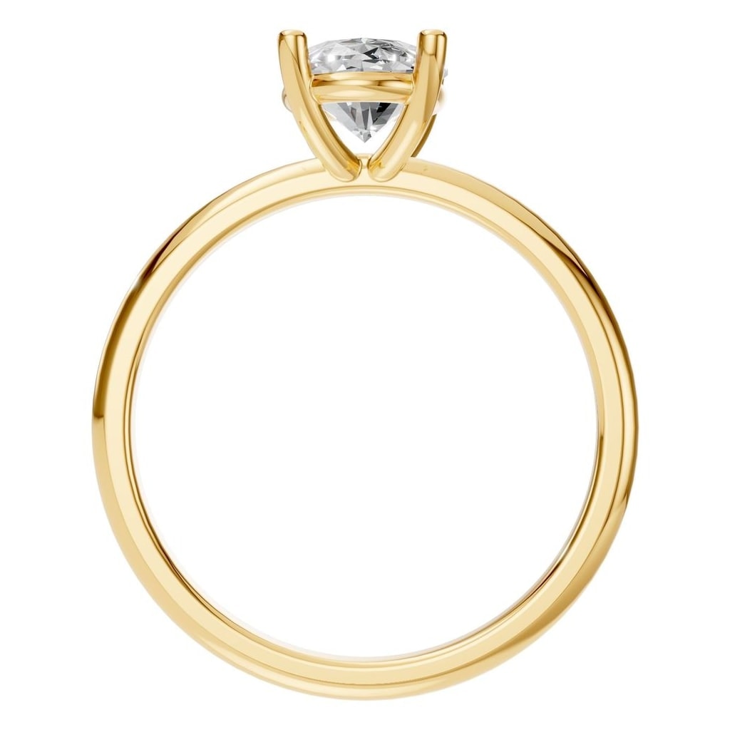 RI-7657 Yellow Gold Ring SET - Top View