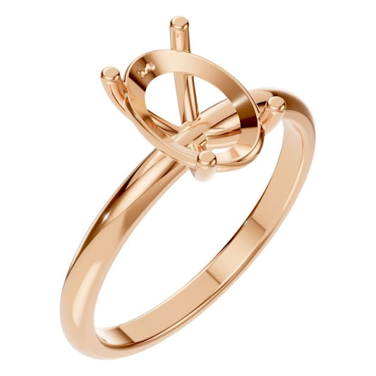 RI-7657 Rose Gold Ring UNSET - Main View