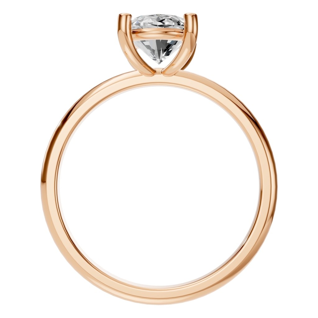 RI-7657 Rose Gold Ring SET - Top View