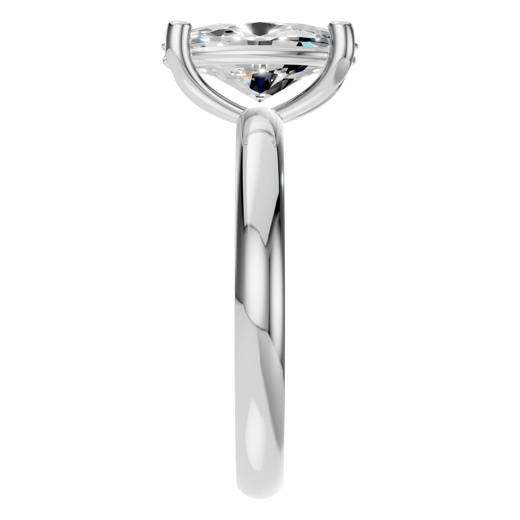 RI-7657 White Gold Ring SET - Side View