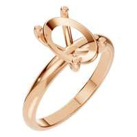 RI-7657 Rose Gold Ring UNSET - Main View