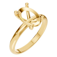 RI-7657 Yellow Gold Ring UNSET - Main View