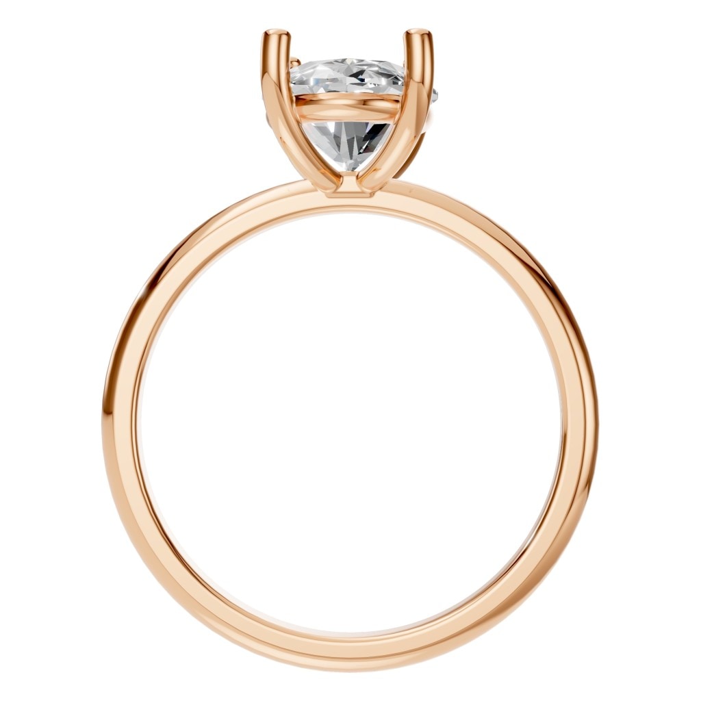 RI-7657 Rose Gold Ring SET - Top View