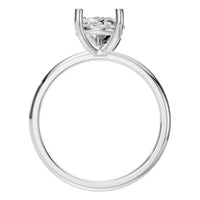 RI-7657 White Gold Ring SET - Top View