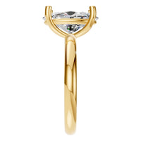 RI-7657 Yellow Gold Ring SET - Side View