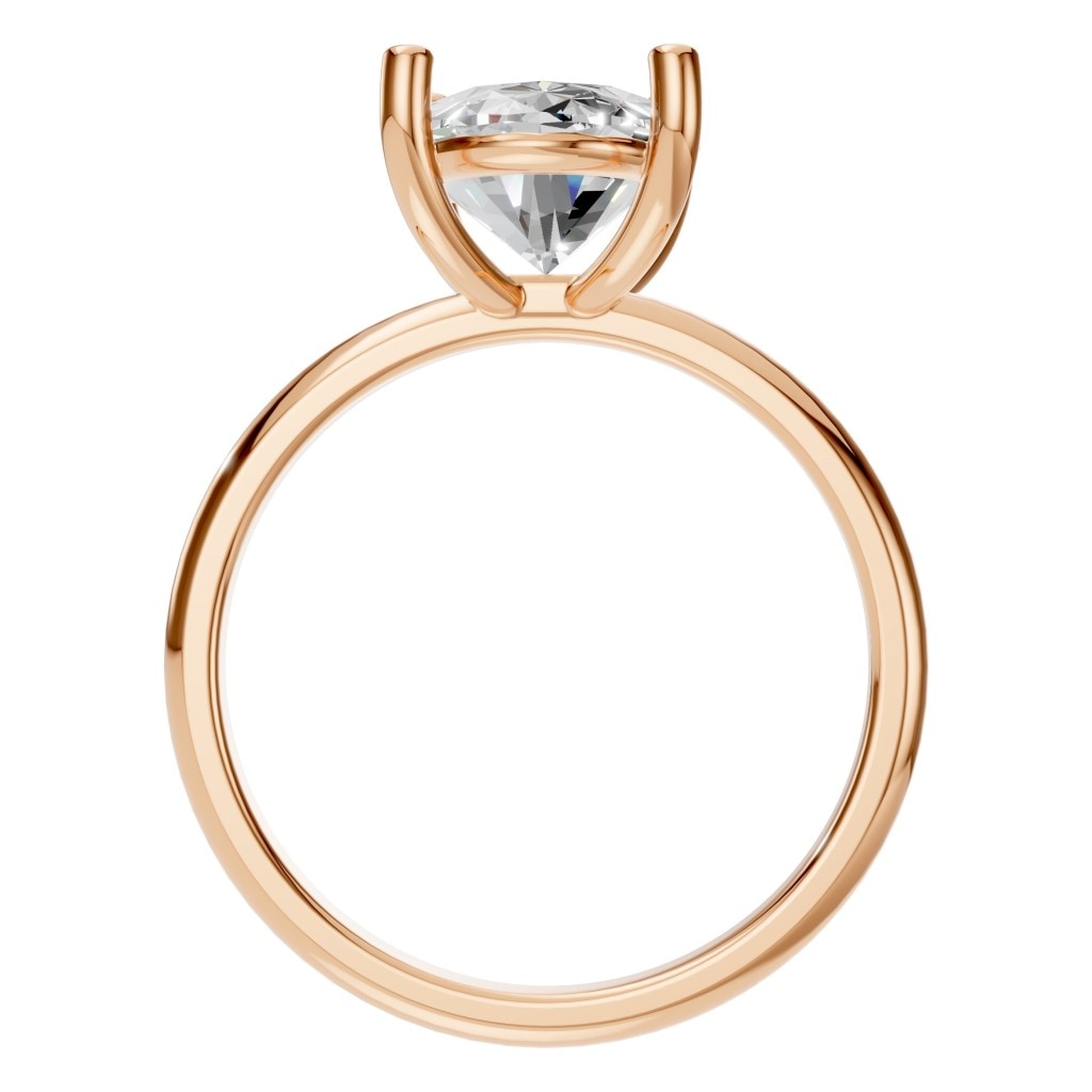 RI-7657 Rose Gold Ring SET - Top View