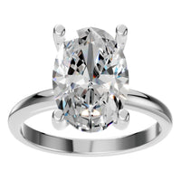 RI-7657 White Gold Ring SET - Front View