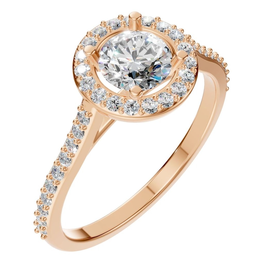 RI-7694 Rose Gold Ring SET - Main View