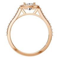 RI-7694 Rose Gold Ring SET - Top View