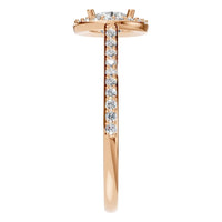 RI-7694 Rose Gold Ring SET - Side View