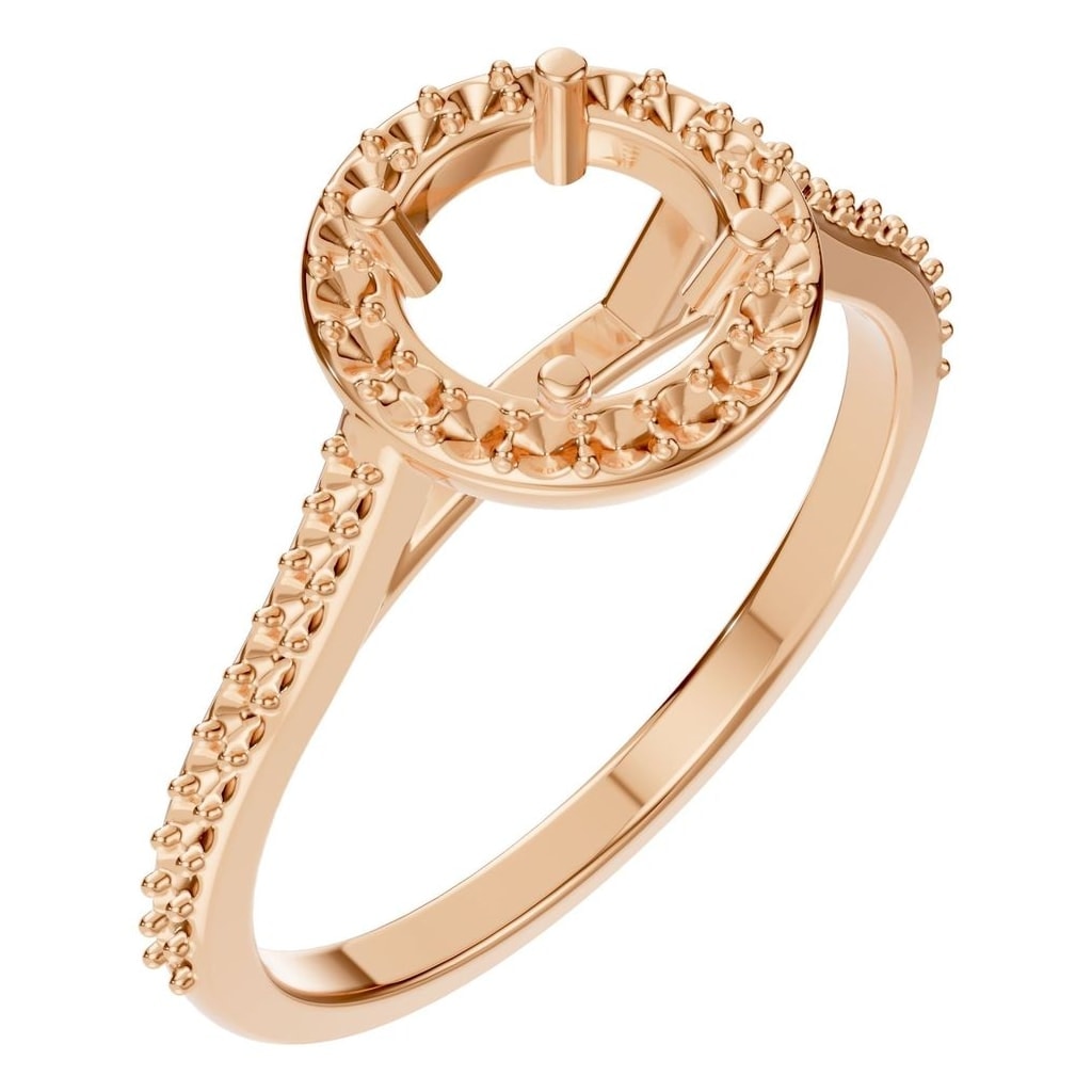 RI-7694 Rose Gold Ring UNSET - Main View